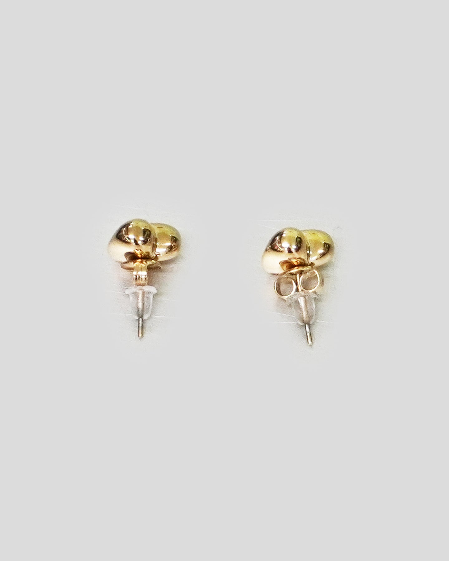 Marland Backus - Pair of Gold Heart Earrings